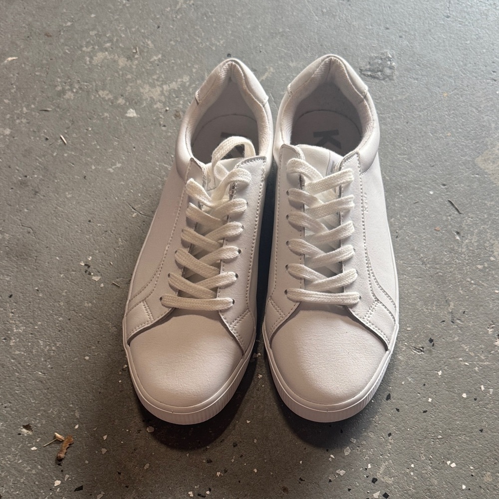 Keds White Lace-Up canvas Sneakers